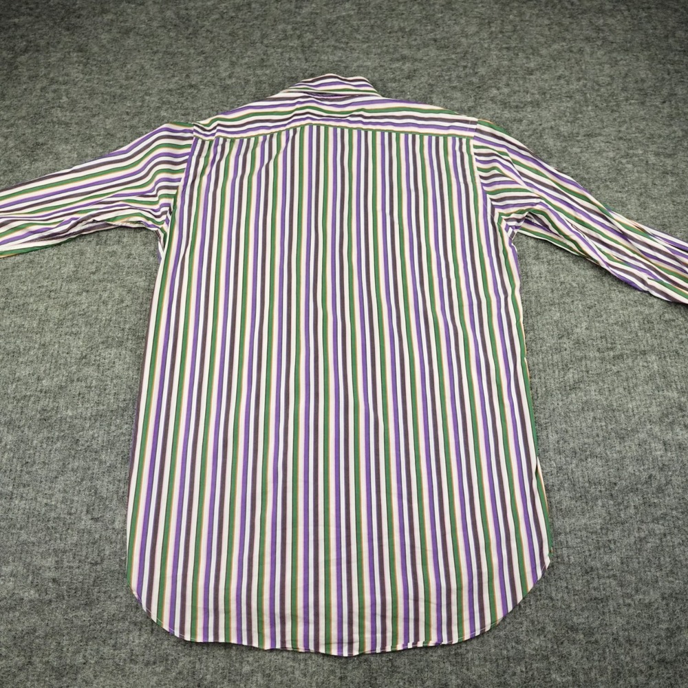 ETRO Shirt Mens 41 Multi Color‎ Long Sleeve Button Up Made In Italy Lightweight - Picture 2 of 9